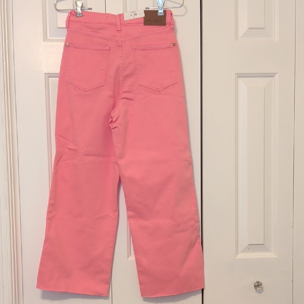 Judy Blue Pink Flare Jeans - Picture 2 of 5